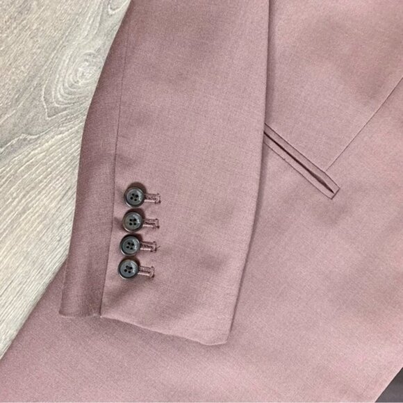 Aritzia Wilfred Belcastel Blazer Jacket Oversized Shoulder Pads Tailored Brown - Picture 9 of 15